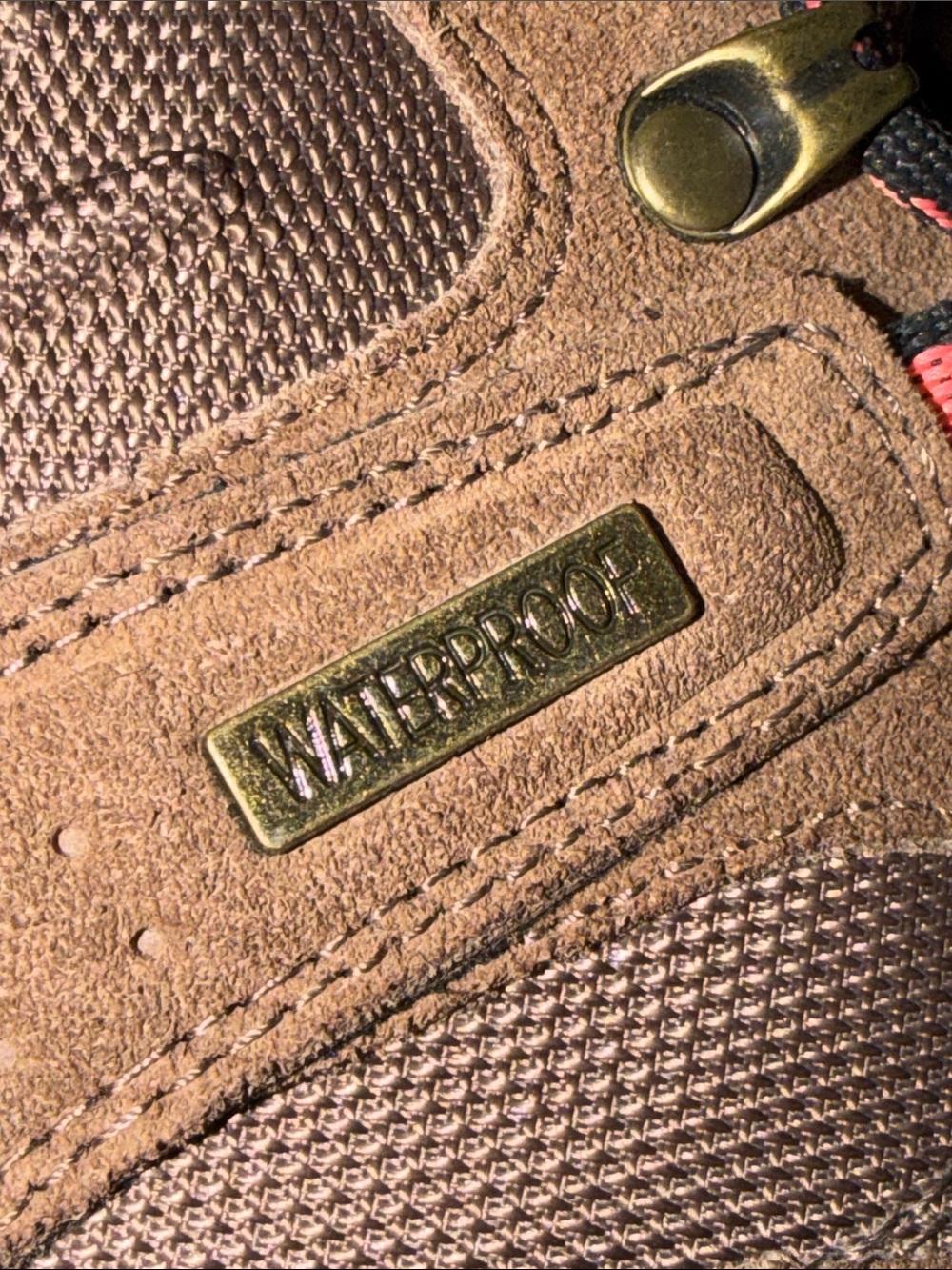 Skechers 167008 outdoor 7 Tan and Pink Lace-Up Hiking Boots - Picture 7 of 13